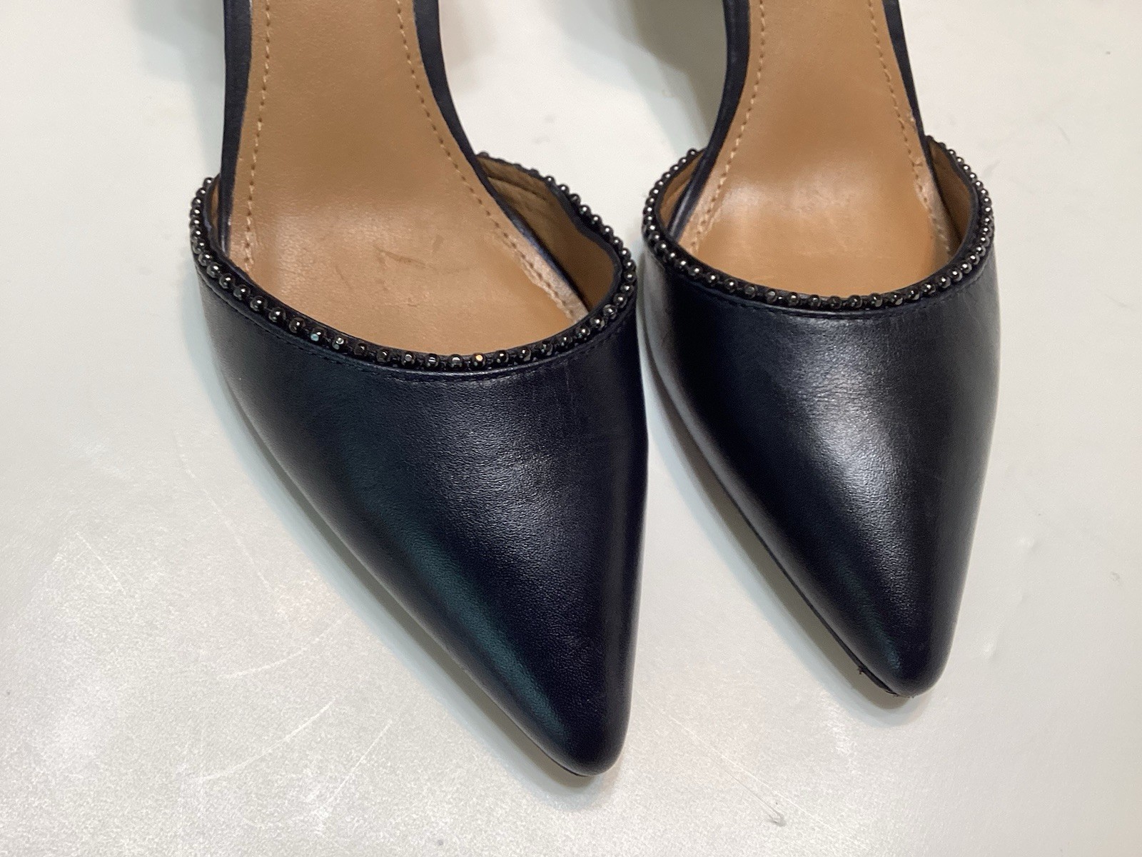* Coach Blossom Women’s 6 B Semi Matte Calf pumps Black