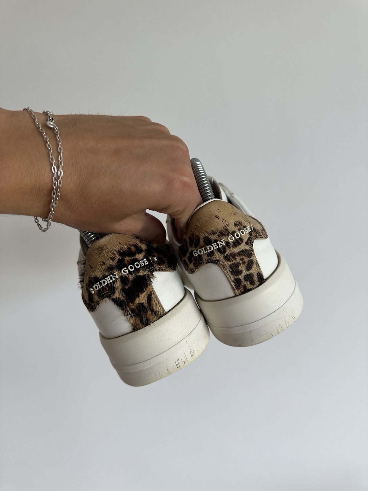 Luxury Golden Goose Pure Star White Leather Low Top Sneakers Women’s Size 38
