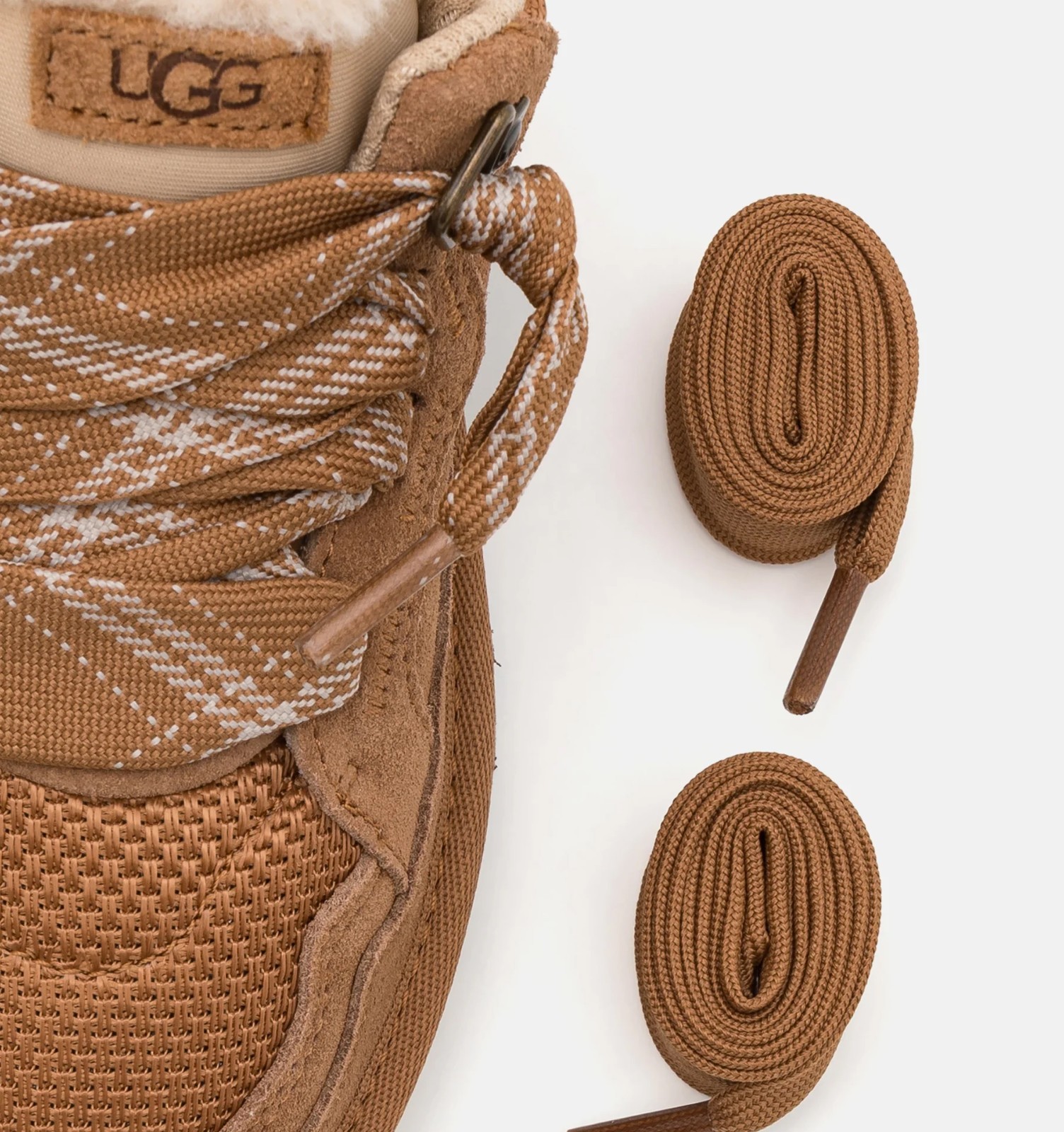 100% UGG Lowmel Chestnut Suede Mesh Sneakers Women’s sizes 6 7 8 9 10 NEW in Box