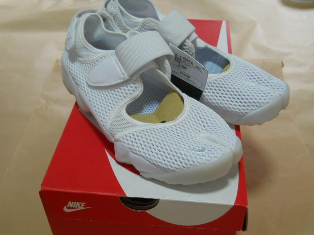 Nike Women’s Air Rift BR Breathe 848386-100 White Platinum US11 (W) w/Box New