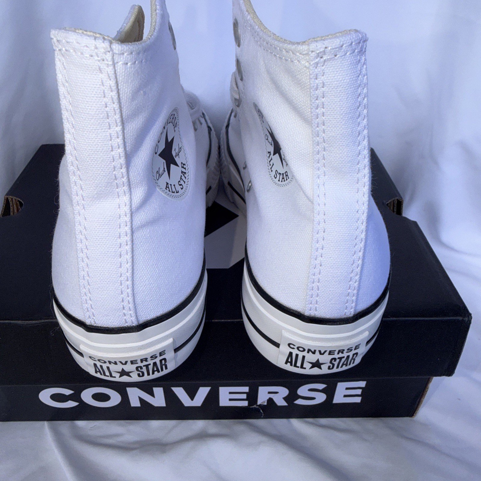 Converse Chuck Taylor All Start Lift Hi White/Black 560846C – womens 6