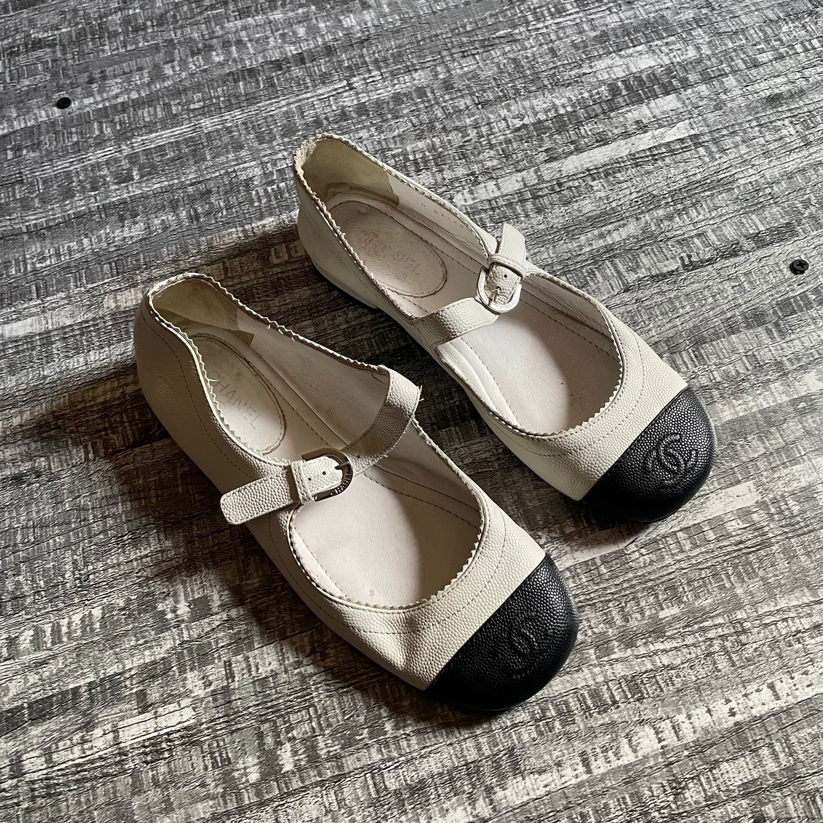 CHANEL MARY JANE BALLET FLATS SIZE EU 36 / US WOMEN 6 / UK 4