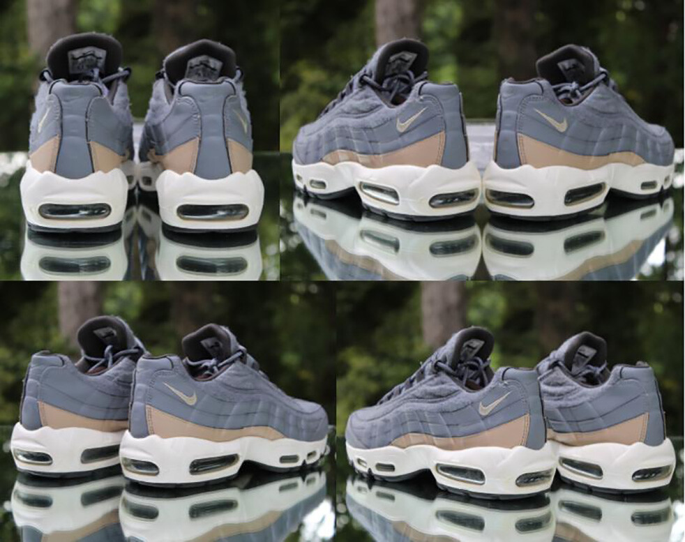 Nike Air Max 95 Premium Wool Men’s Size 8 Cool Grey Mushroom 538416-009