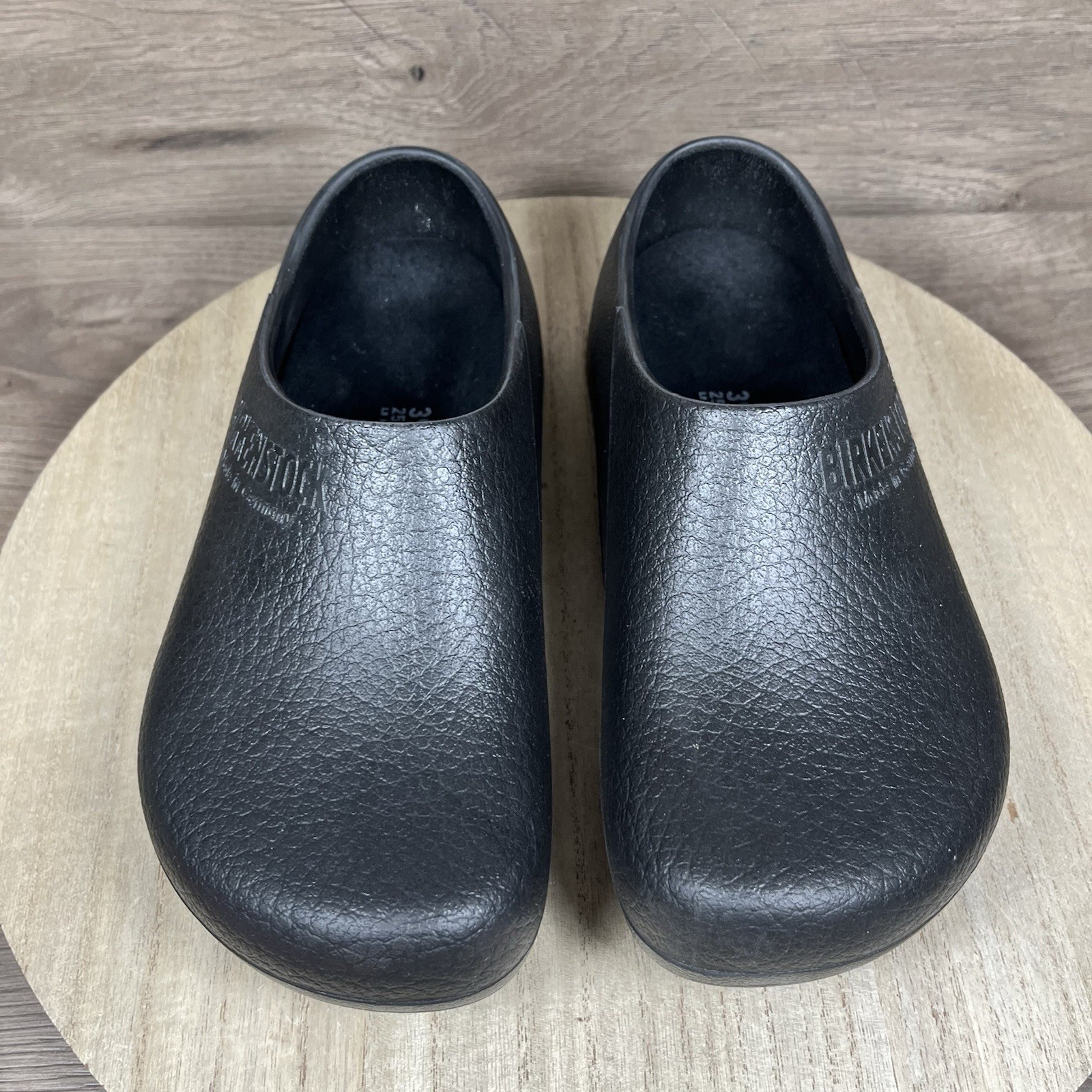 Birkenstock Profi Birki Slip On Work Clog Black Germany Womens Size US 8 EU 39