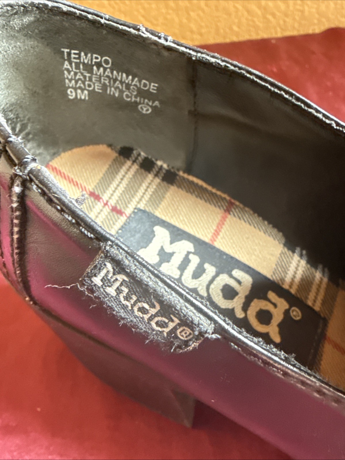 Mudd Chunky Y2K VTG Black Heel Loafer Preppy Platform Shoes 6