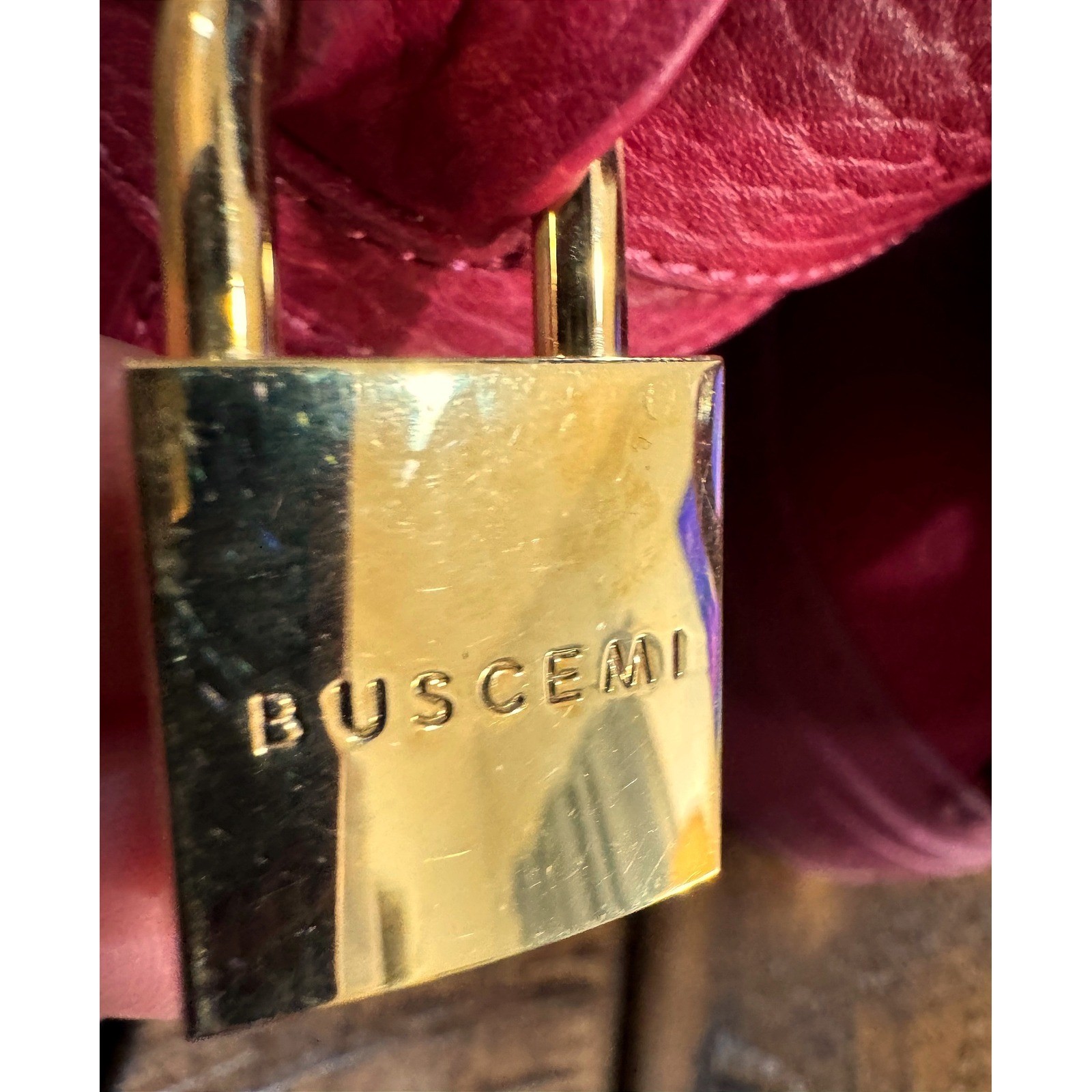 Buscemi 100MM High Top Luxury Leather Sneakers Women’s EU 36/US 5.5 w/Gold Key I