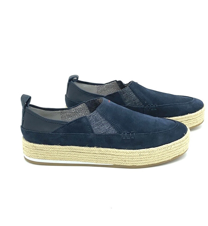 ED Ellen DeGeneres Platform Espadrille Sneakers Garance Blue Lagoon 9M New NWB
