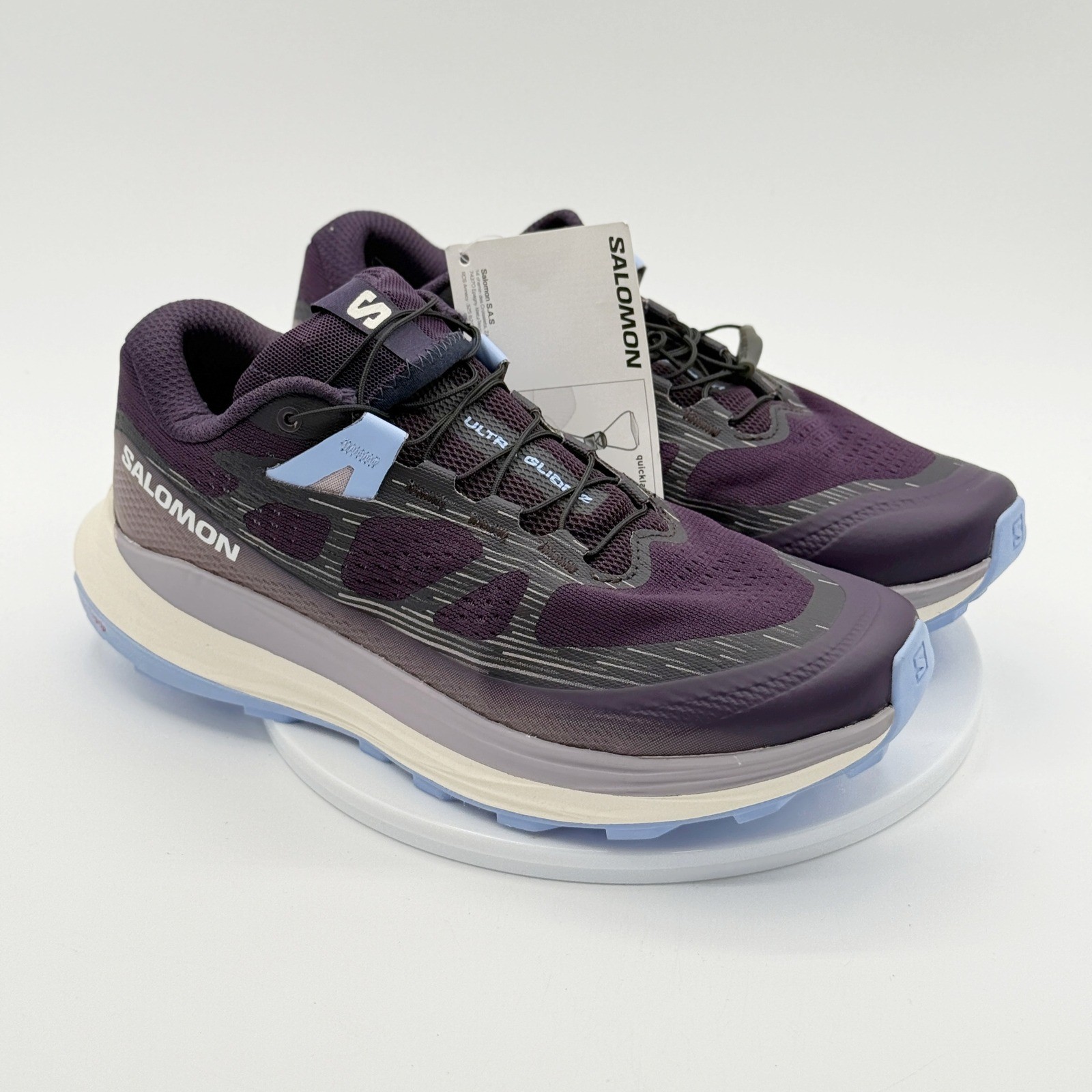 Salomon Ultraglide 2 Trail Running Shoe Size 6.5 Women Purple/Vanilla New no box