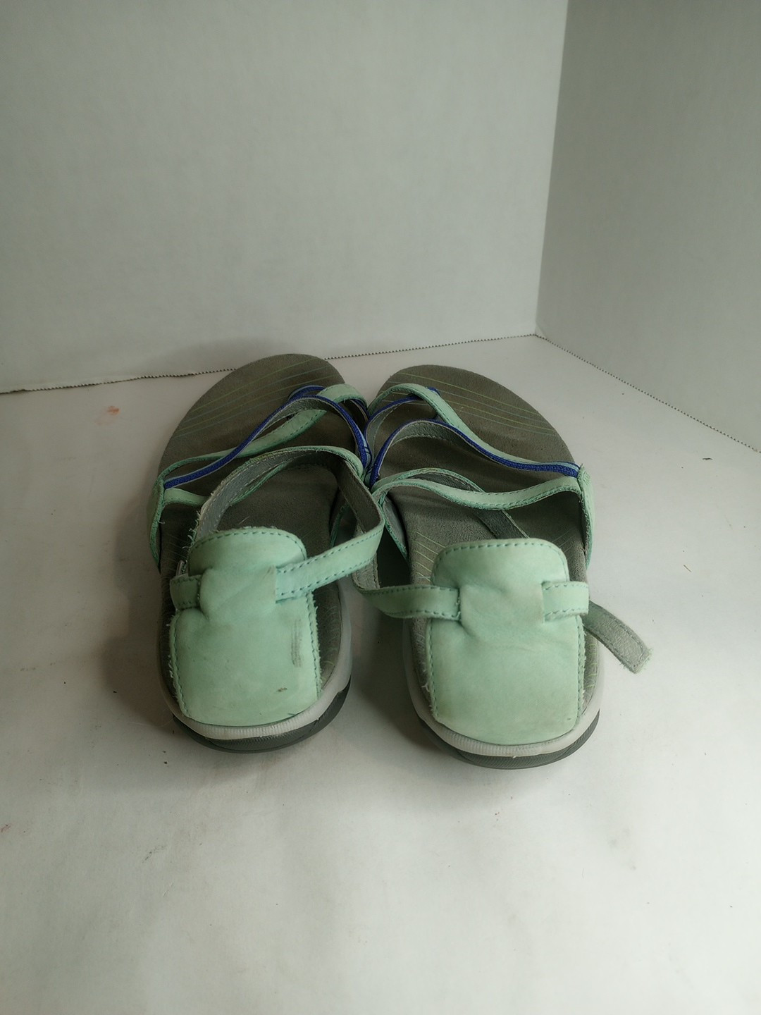 Merrell Lilium/Turquoise Twilight Toe Loop Ankle Strap Sandals Women’s sz 8