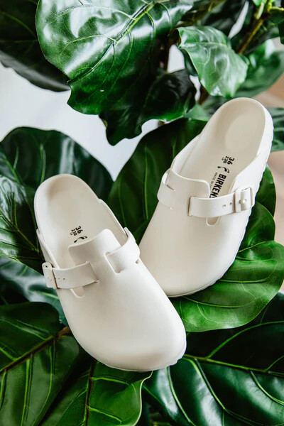 BIRKENSTOCK BOSTON ESSENTIALS EVA CLOGS Black/ white two color choose size 36-40