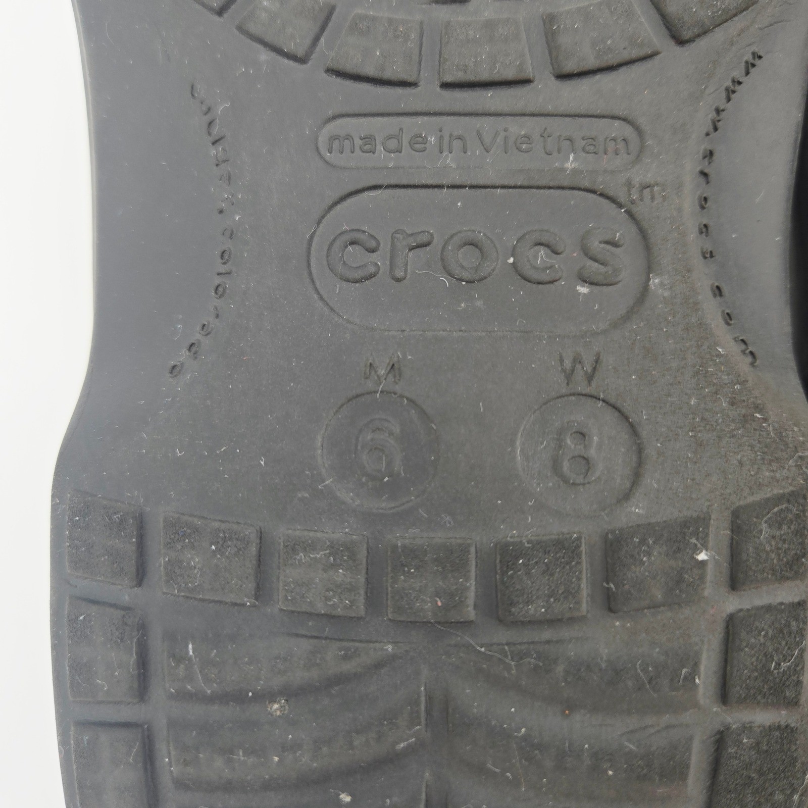 Crocs Baya Lined Clog Black Fleece Women 8 Men 6 Gorpcore Comfy Slippers Unisex