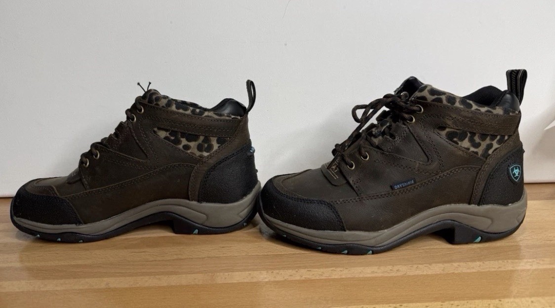 Ariat Women’s Terrain H2O Waterproof Hiking Boots 7.5 Camo Leopard NWT 10053734