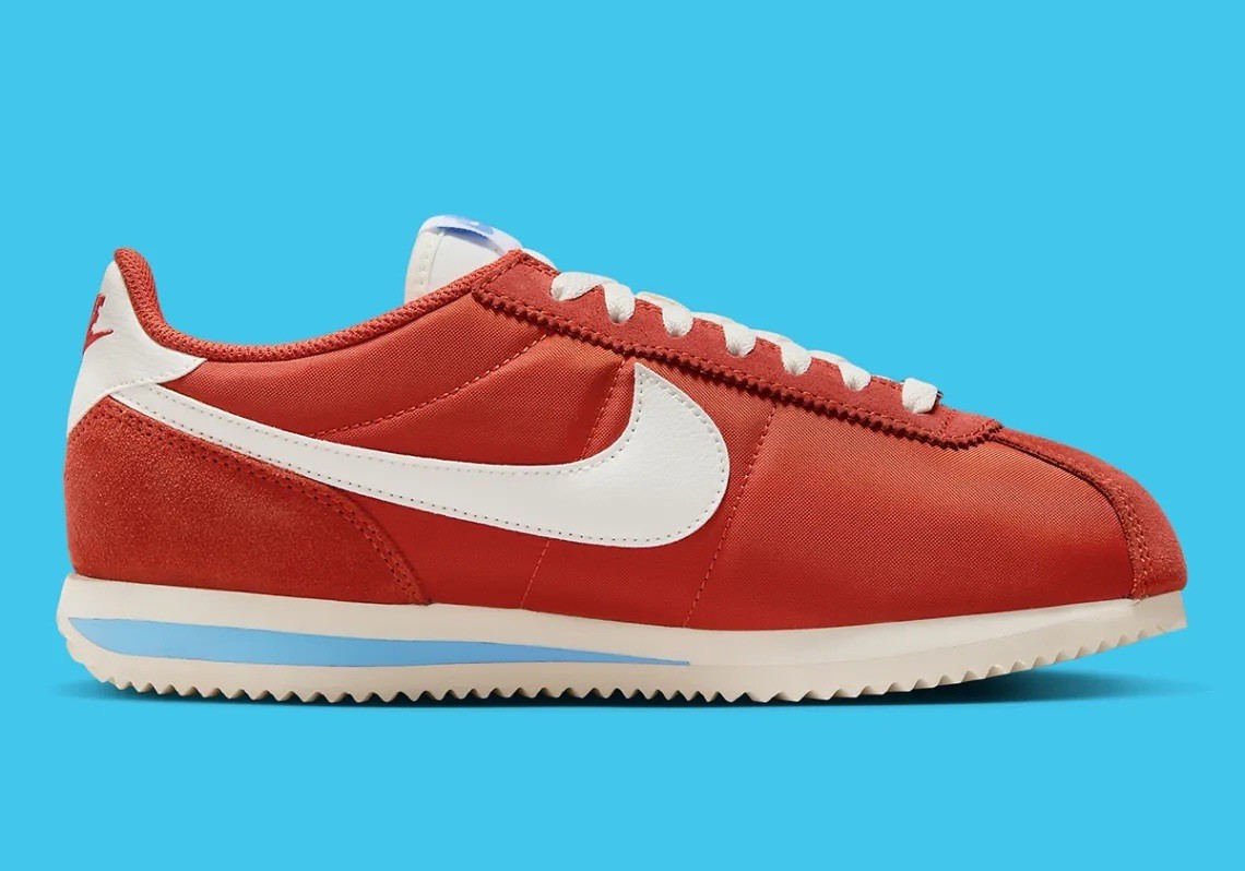 Nike Cortez Picante Red White Lace Up Casual Sneakers DZ2795-601 Women’s Sizes