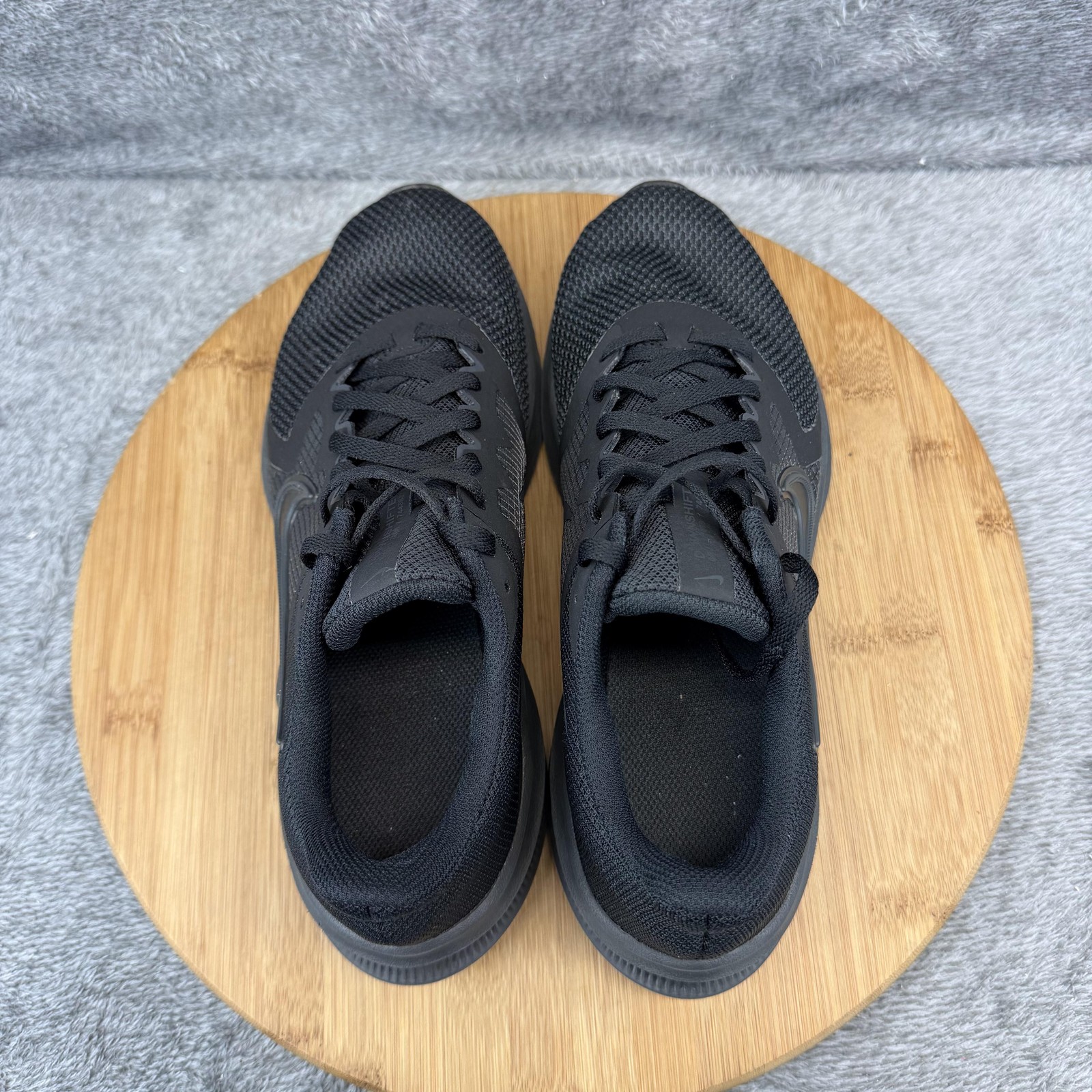 Nike Downshifter 11 Shoes Womens Size 8 Black Mesh Running Sneakers CW3413-003