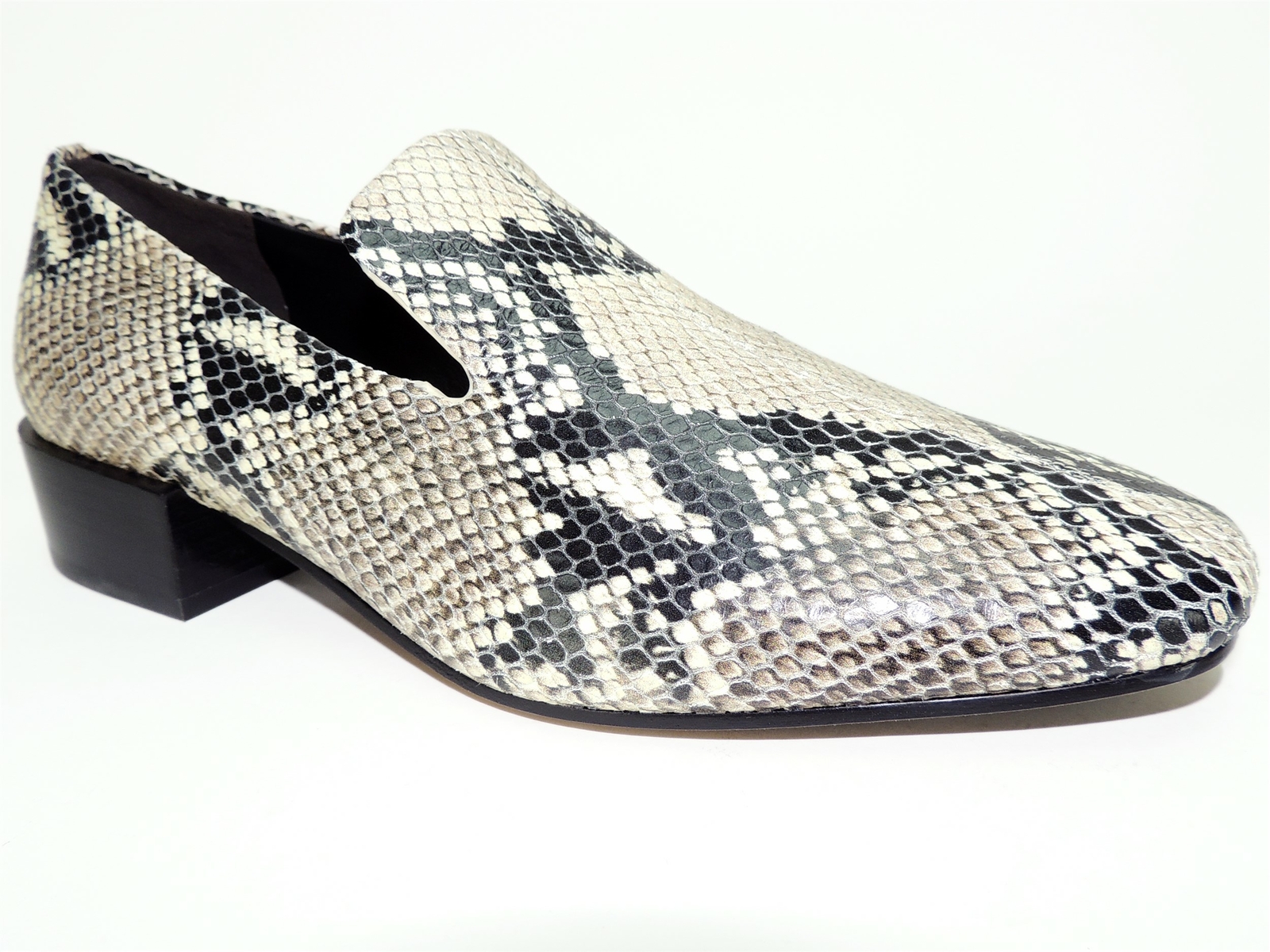 Via Spiga Women’s Baudelaire Loafers Rocia Snake Leather Size 6.5 M