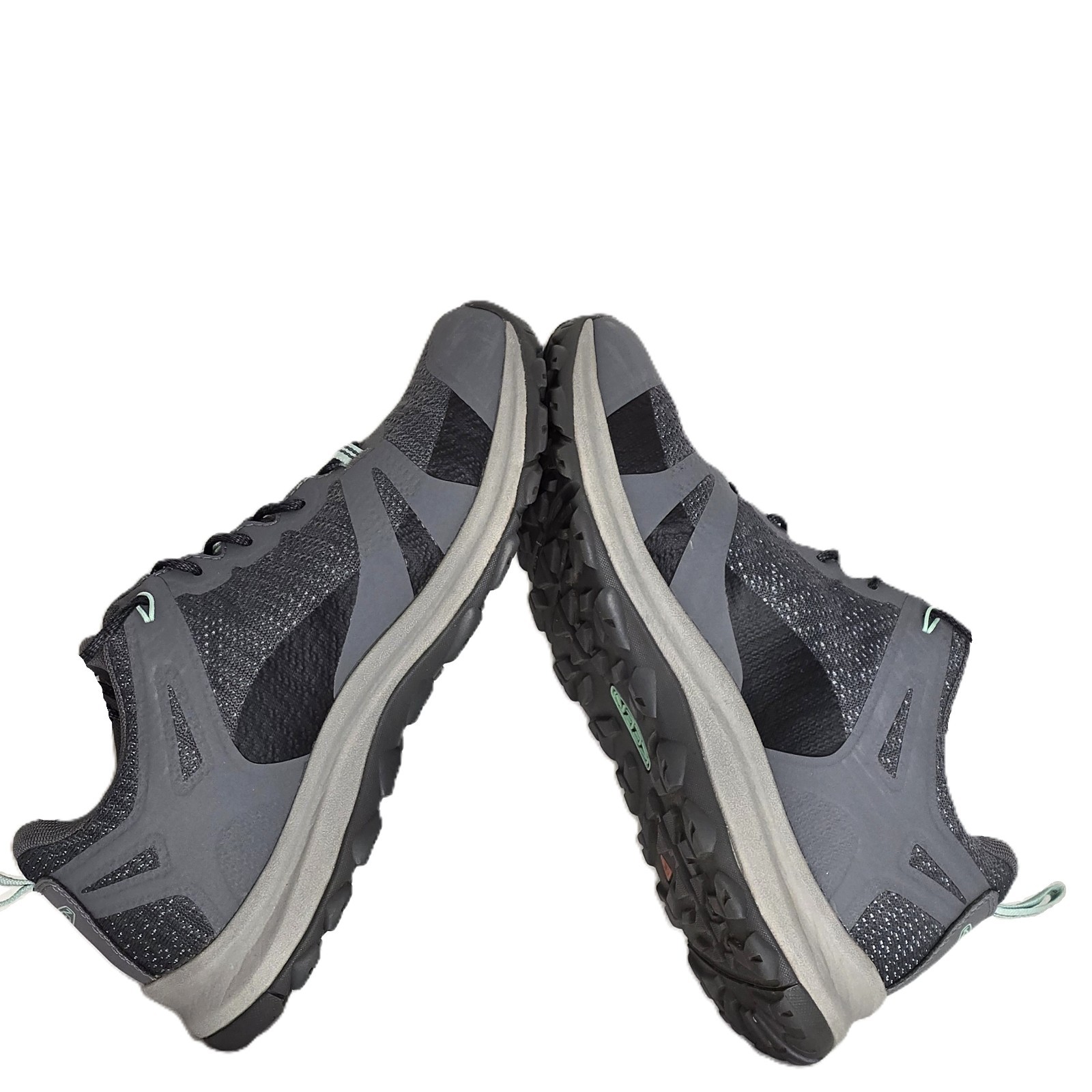 Keen Terradora II Hiking 9.5 Shoes Gray/Teal Ret. Crossover Urban Hike Walk $165