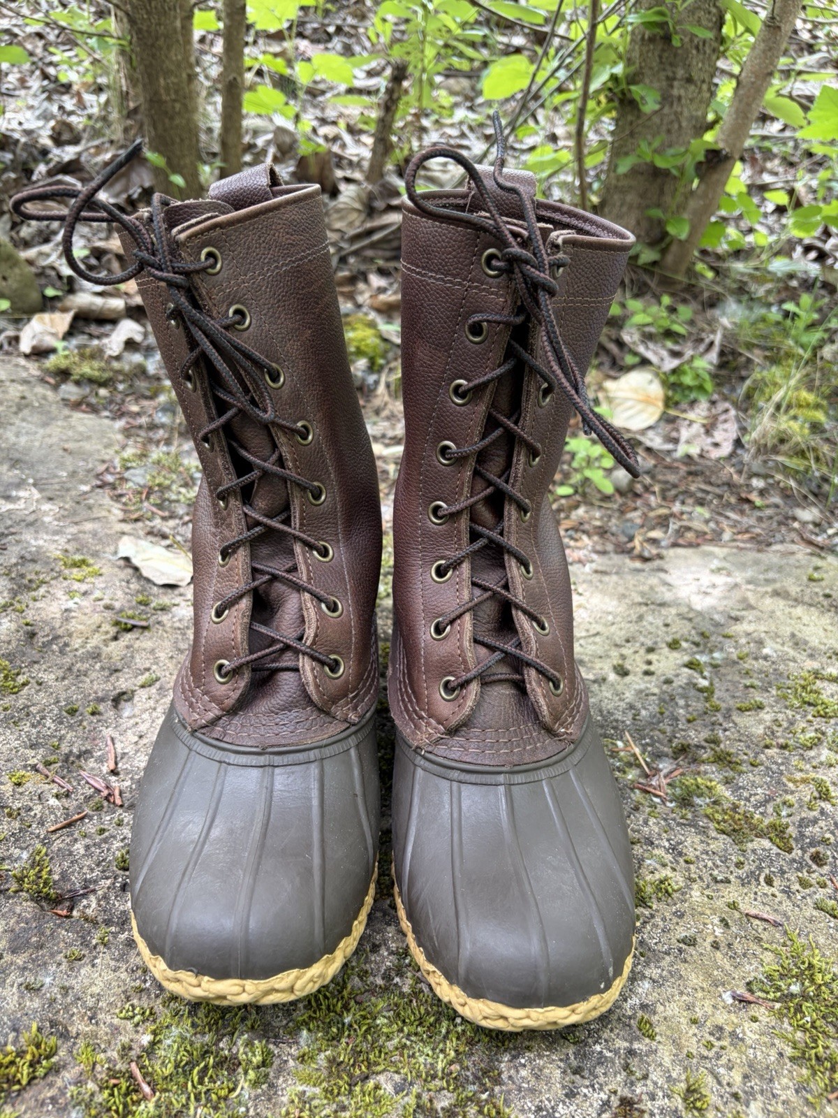 LL Bean Signature Maine Hunting Shoe Duck Boots Womens Size 6M Made In Maine