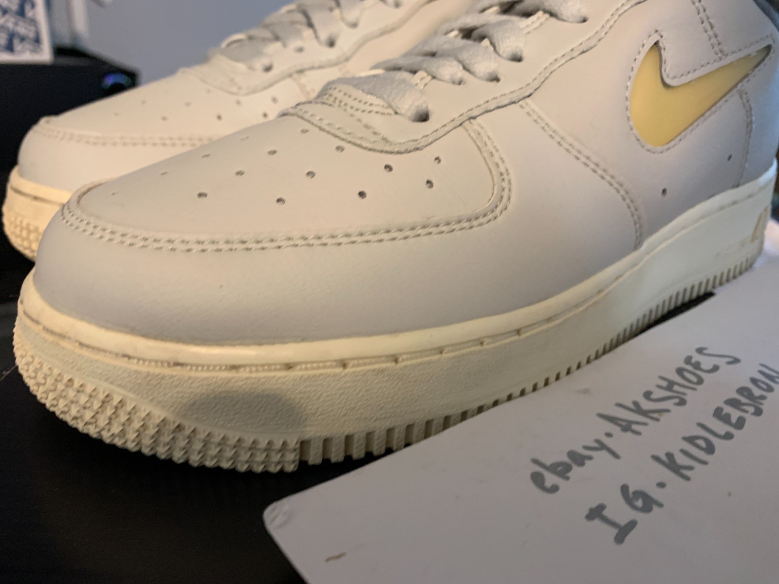 Womens 7.5 Nike Air Force 1 Low ’07 LX Light Bone Pale Vanilla Jewel DC8894-001