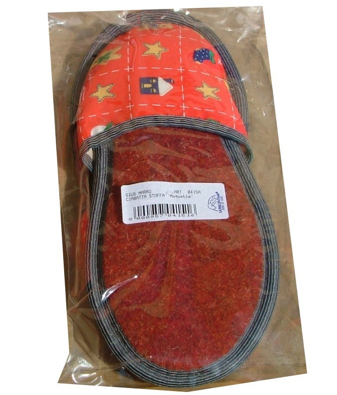 Fabric Slippers 44/45 Art.0415D Assorted Colors Not Selectable – 1 Pair