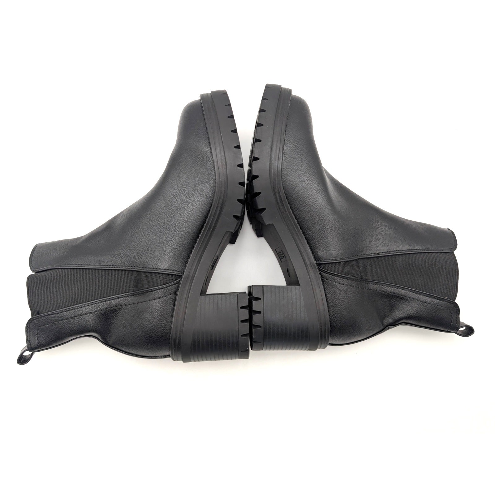 Mia Adea Platform Chelsea Ankle Boots Round Toe Women’s Black Size US10M EU41