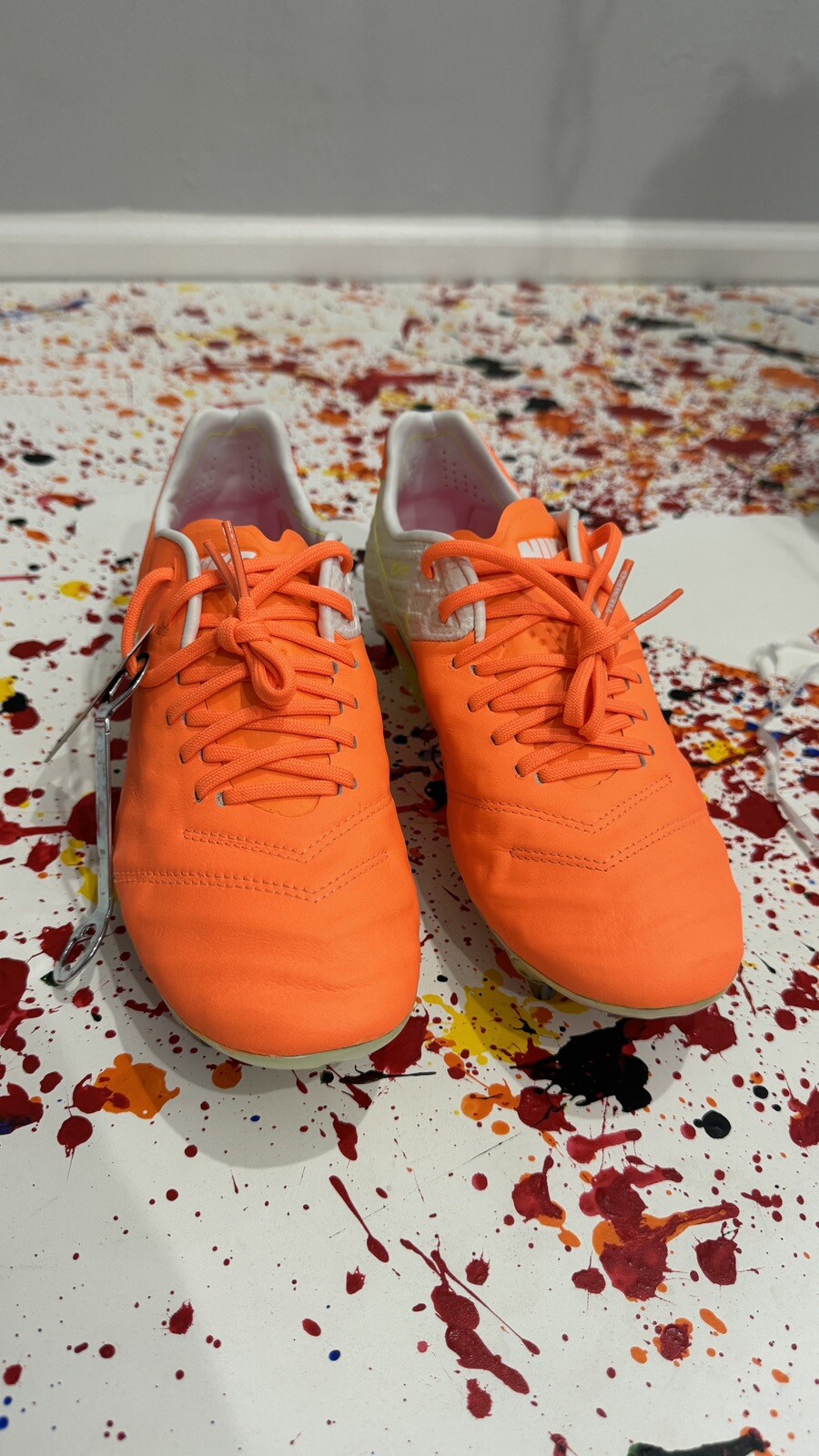 NIKE WOMENS TIEMPO LEGEND VI ORANGE VOLT SG-PRO SZ 8.5 827248-818