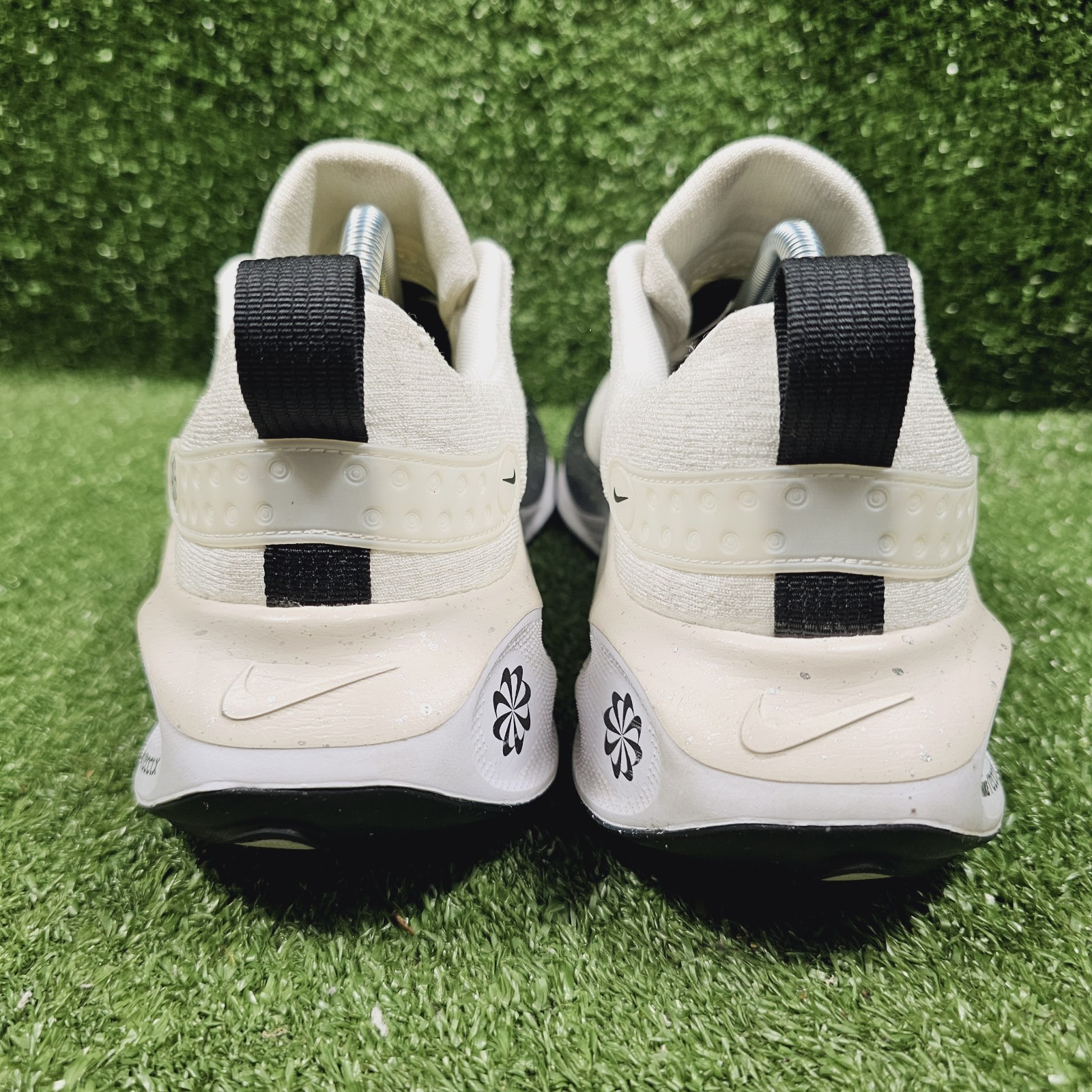 Nike React X Infinity Run 4 White Platinum Athletic Shoes HQ3507-100 Womens 8.5