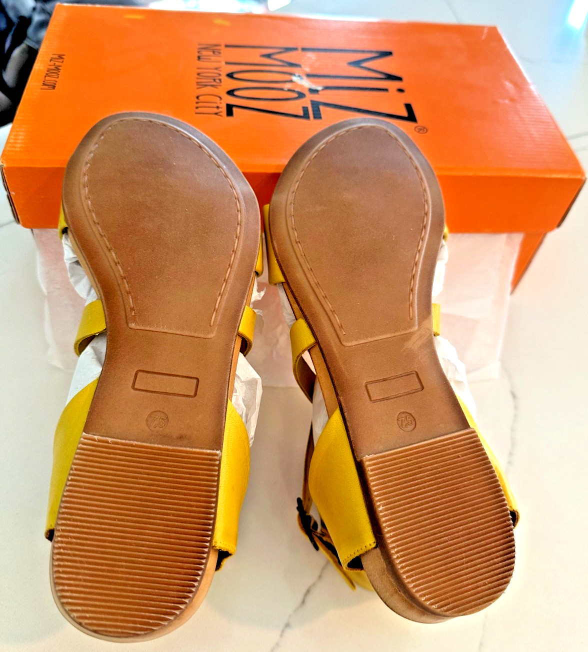 Miz Mooz Aster Brandy Women’s Sandals Size 7.5