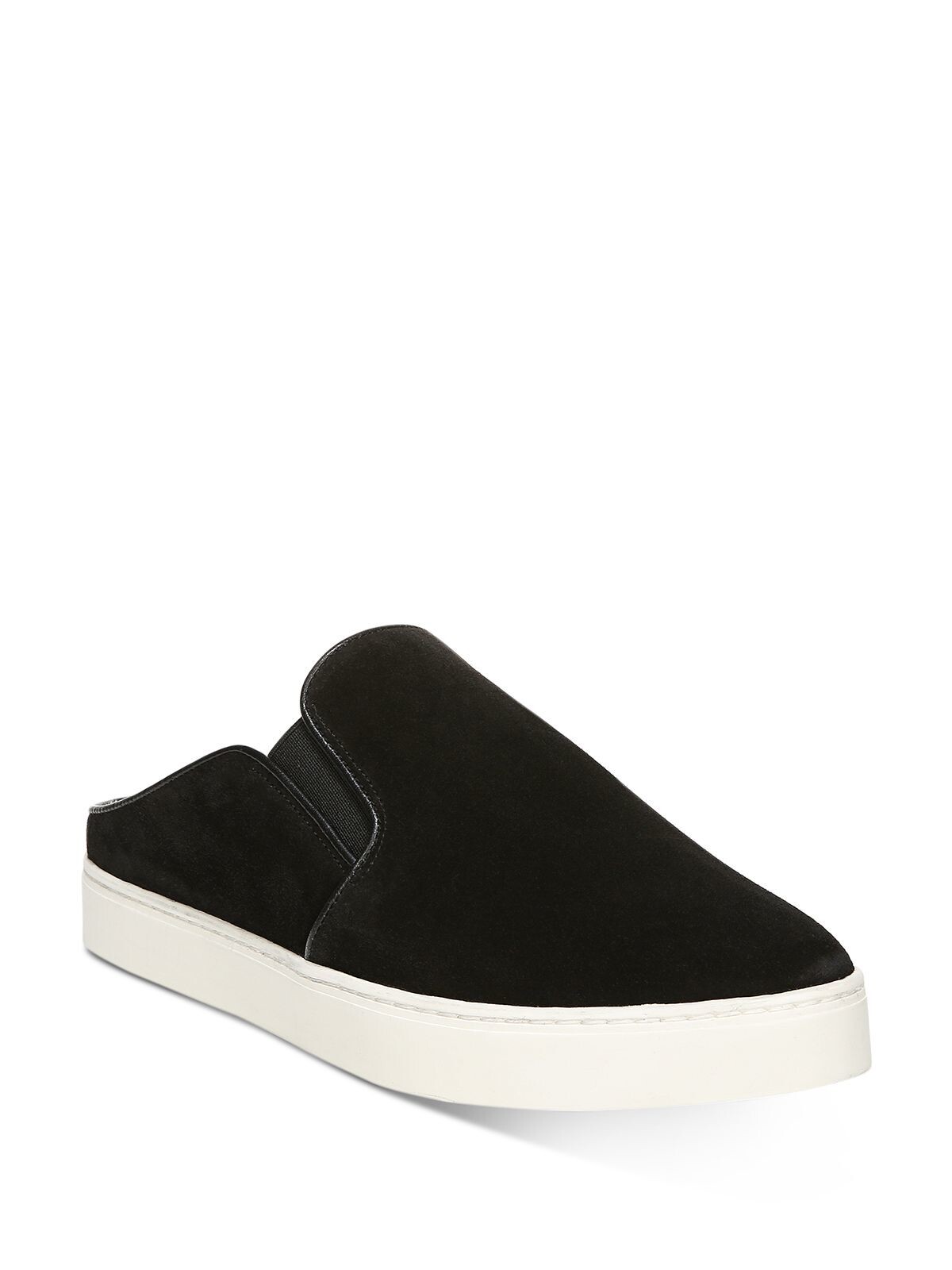 VINCE. Womens Black Open Back Shoe Garvey Platform Suede Sneakers 6.5