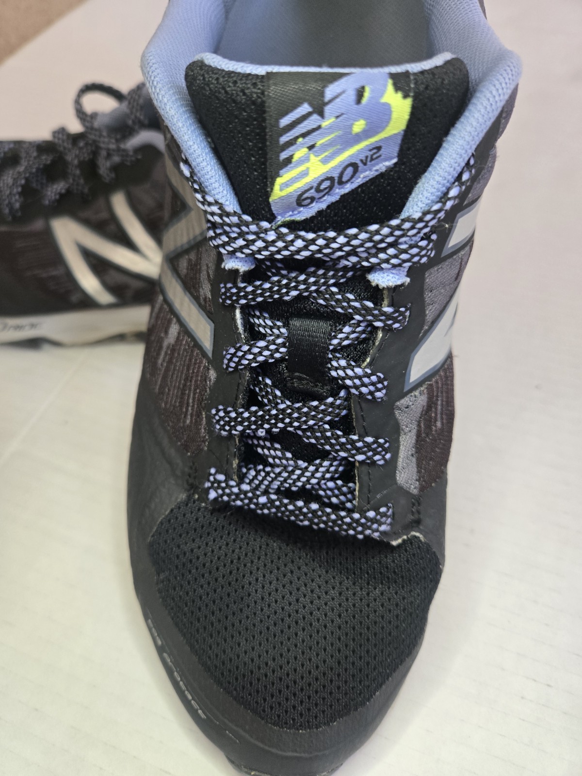 NEW BALANCE TRAIL RUNNING SHOE WT690LB2 LAVENDER BLACK SIZE 8.5 WOMEN’S