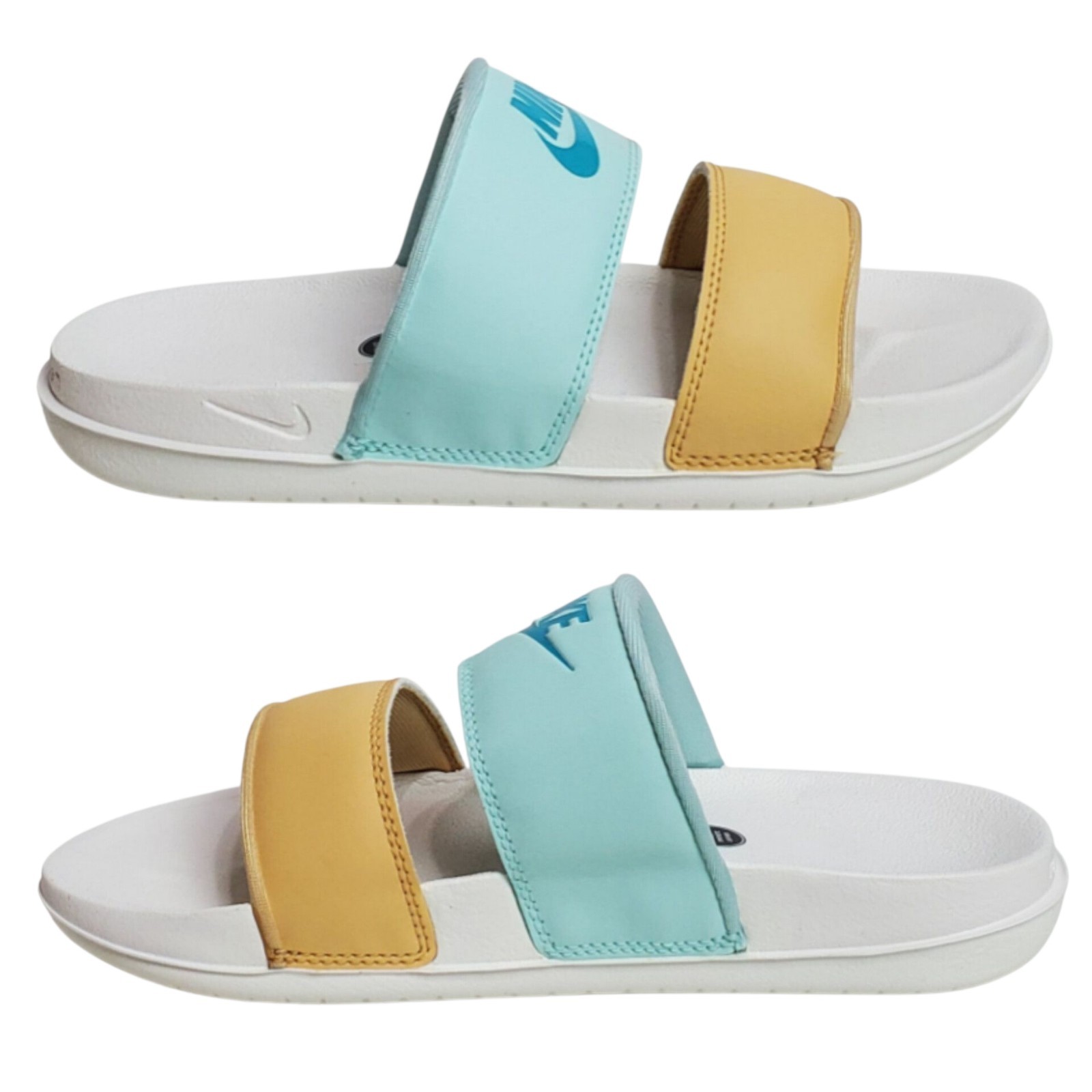 Nike womens offcourt duo slide sandals teal outdoor comfort beach summer classic