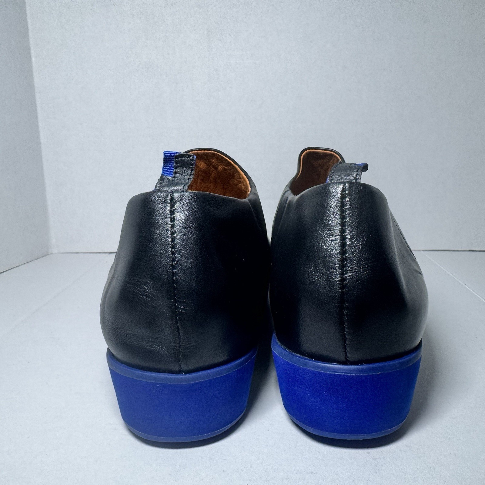 Dr. Liza Women’s Black Blue Orthopedic Slip On Comfort Sneakers Size 9 M