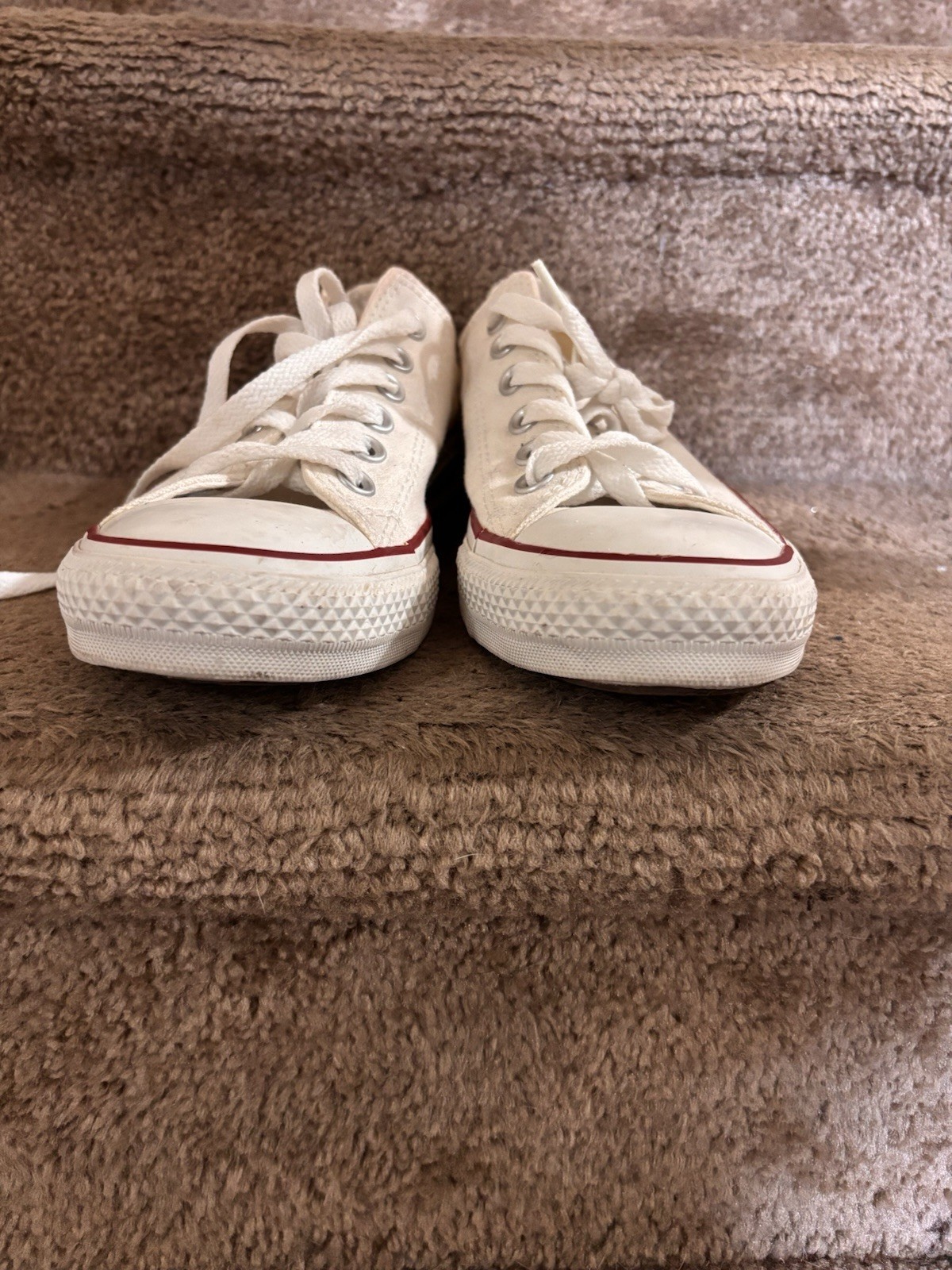 Converse All Star Low Top Lace-Up Sneakers White Unisex Adults Sz 6M 8W Classic