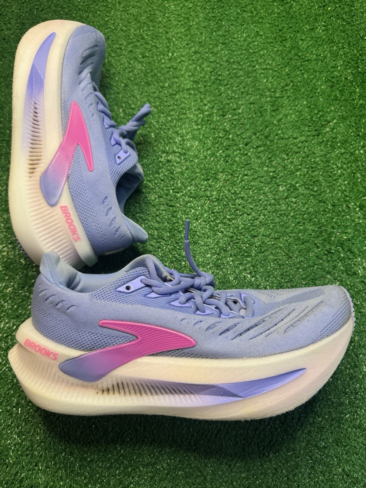 Brooks Glycerin Max 2 Women’s Size 9 B BELL /PINK/WHITE Running Shoe *no Insoles