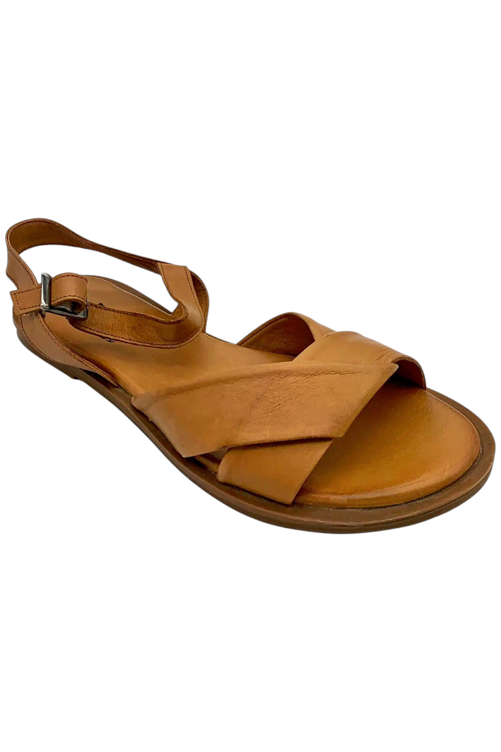 Miz Mooz Women’s Leather Sandals Fallyn Brandy