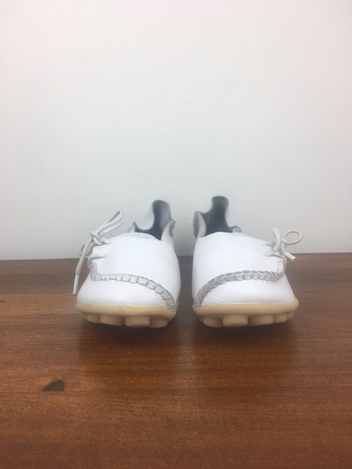 FASHION SHOES Women’s White Soft Leather Casual Shoes Size EU 37 US 6-6.5