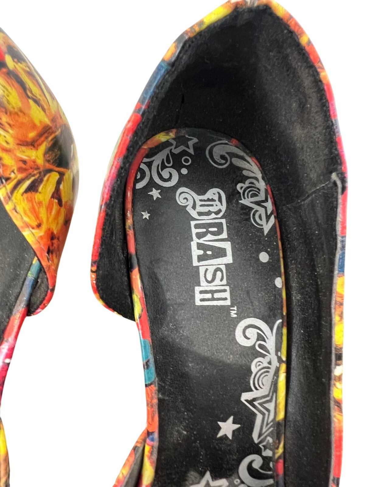 Floral Print Pointed Toe Stiletto Heels Size 9 By Trash