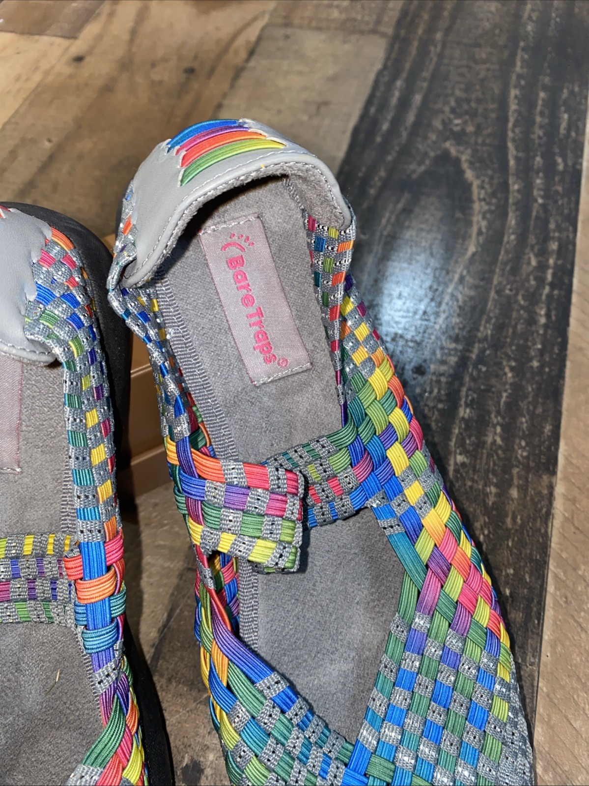 BareTraps Women’s Woven Slip-On Stretch Shoes Multicolor Size 8.5 lightweight
