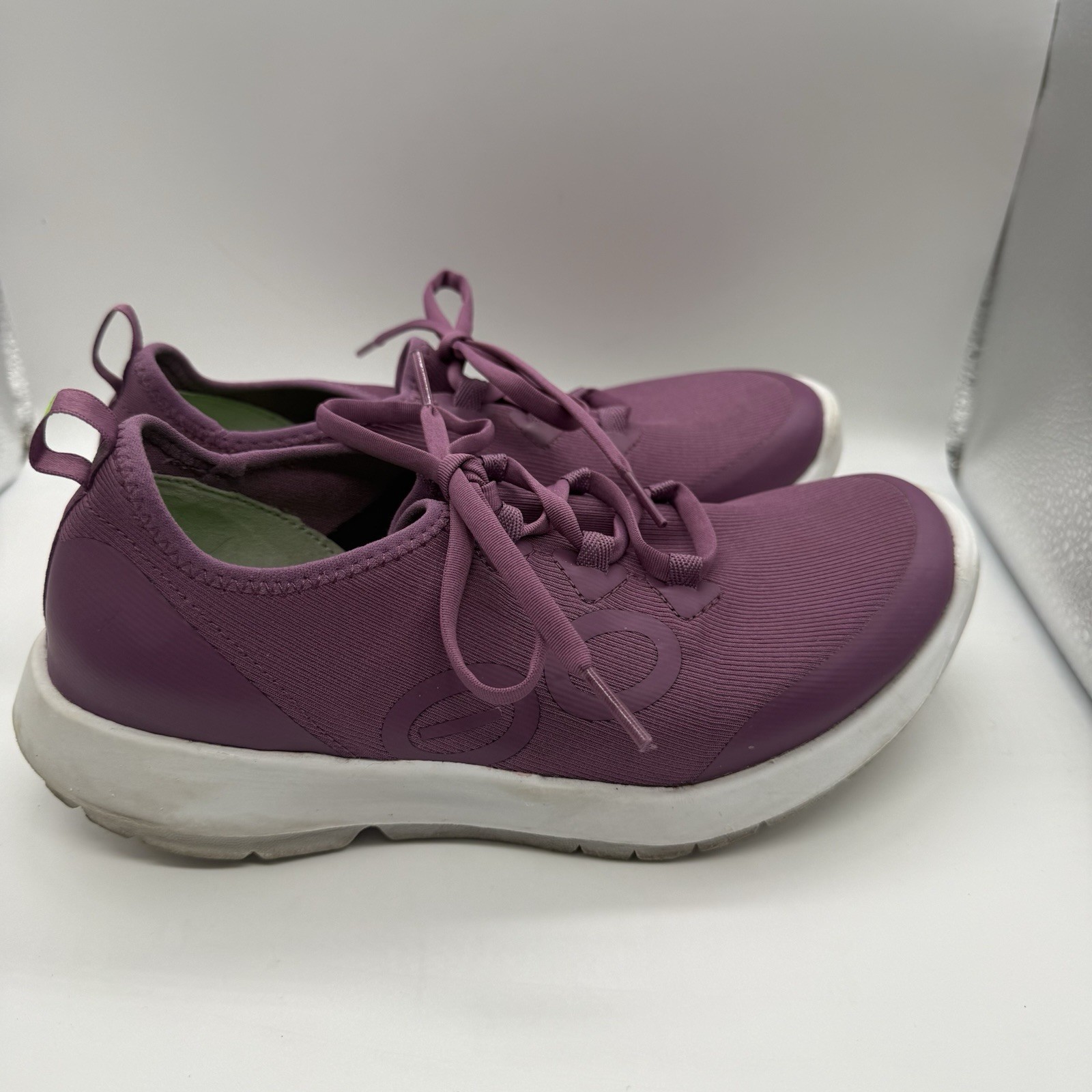 Oofos Women’s OOmg Sport LS Plum Purple Athletic Running Shoes Sneakers Size 8.5