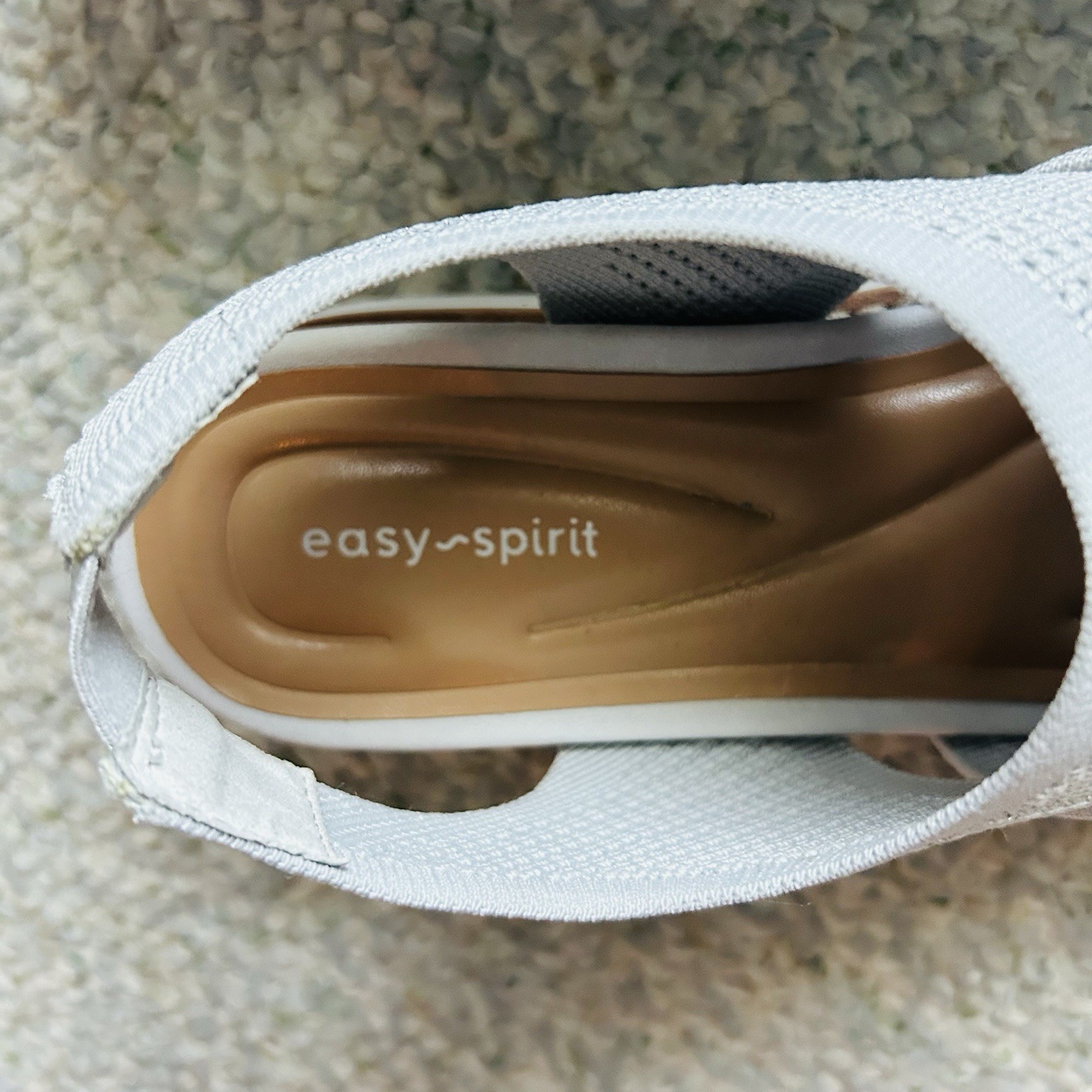 Easy Spirit Women’s Winslow Lightweight Knit Sandals Gray Size 9
