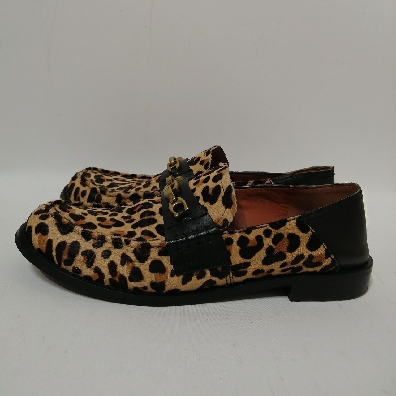 Coach Haraco Loafers Leopard G2426 Used