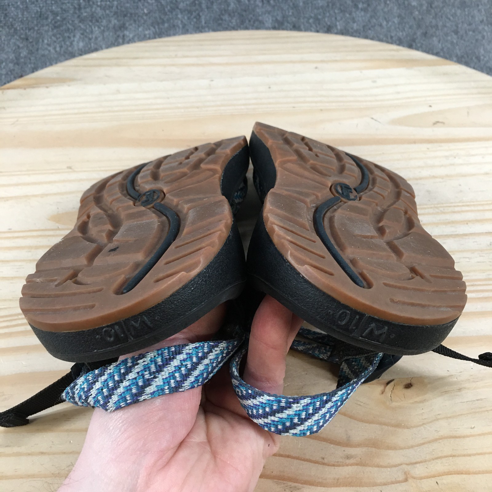 Chaco Sandals Womens 10 Z/Cloud X2 Sporty Adjustable Slingback Blue Black