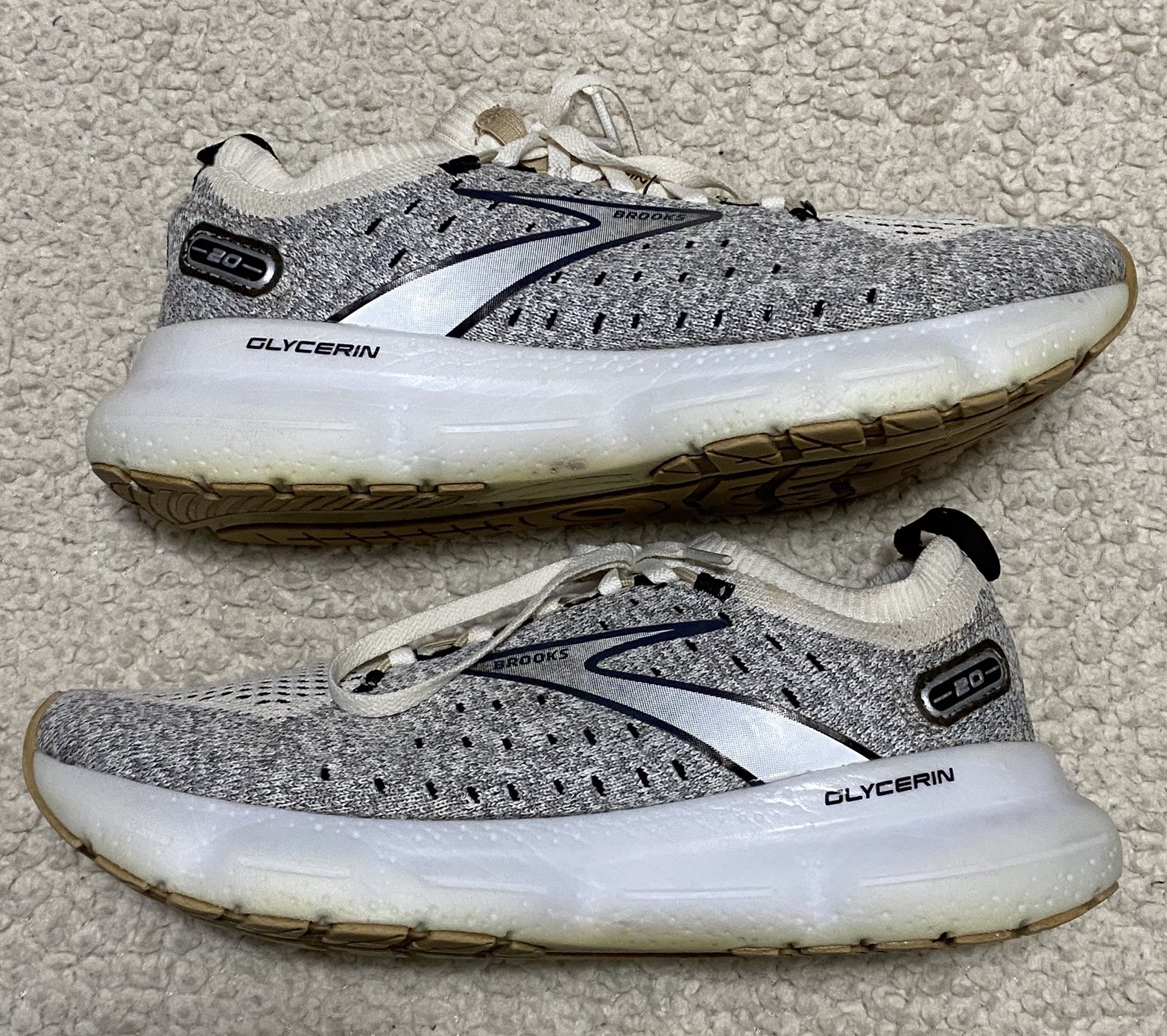Brooks Glycerin 20 StealthFit Women’s Running Shoes Size 7.5