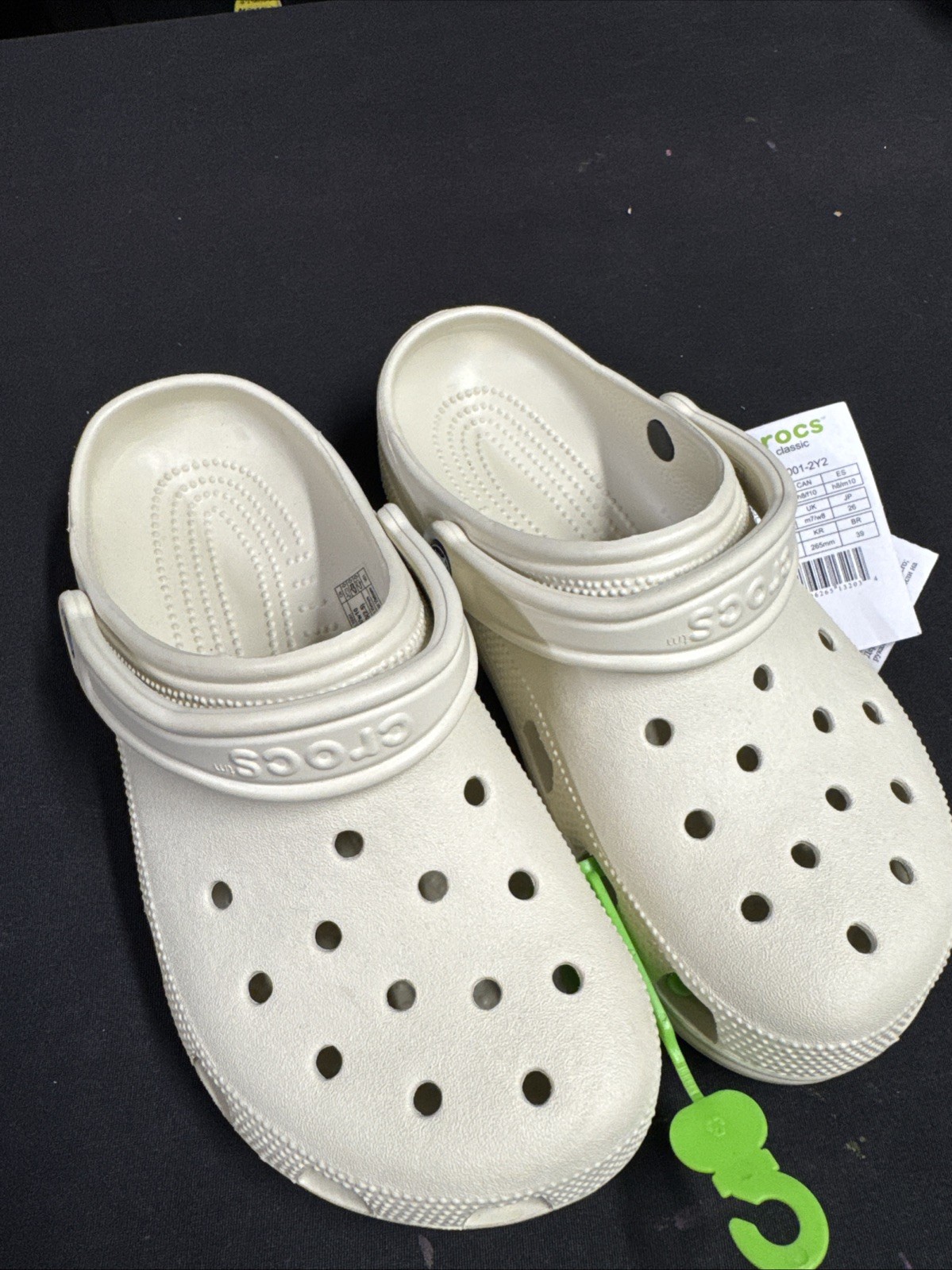 Crocs Unisex Clogs -Bone Size 8Men/10Women- New 💰