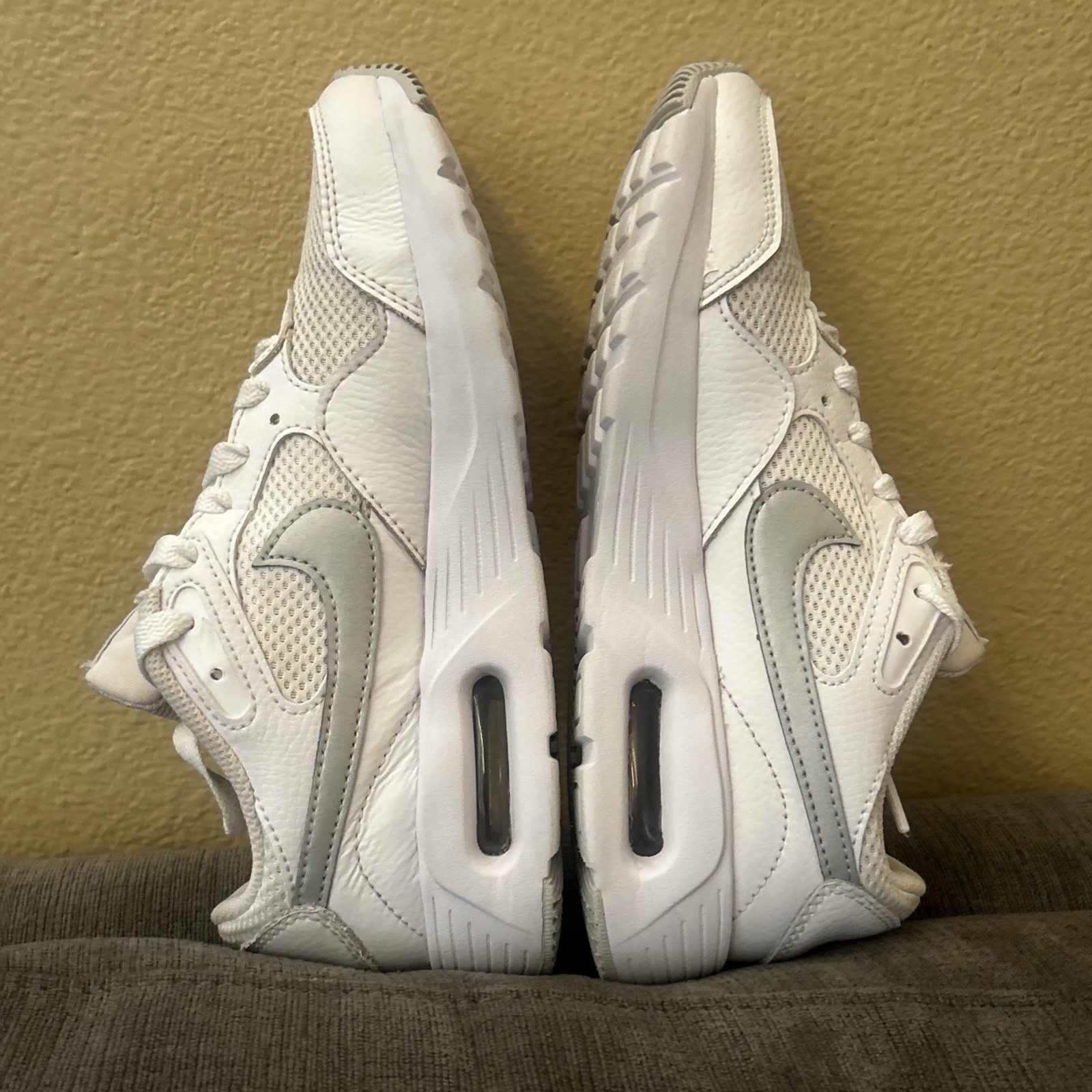 Nike Air Max SC Women’s Sneaker CW4554-100 US Size 6.5 White / Metallic Platinum