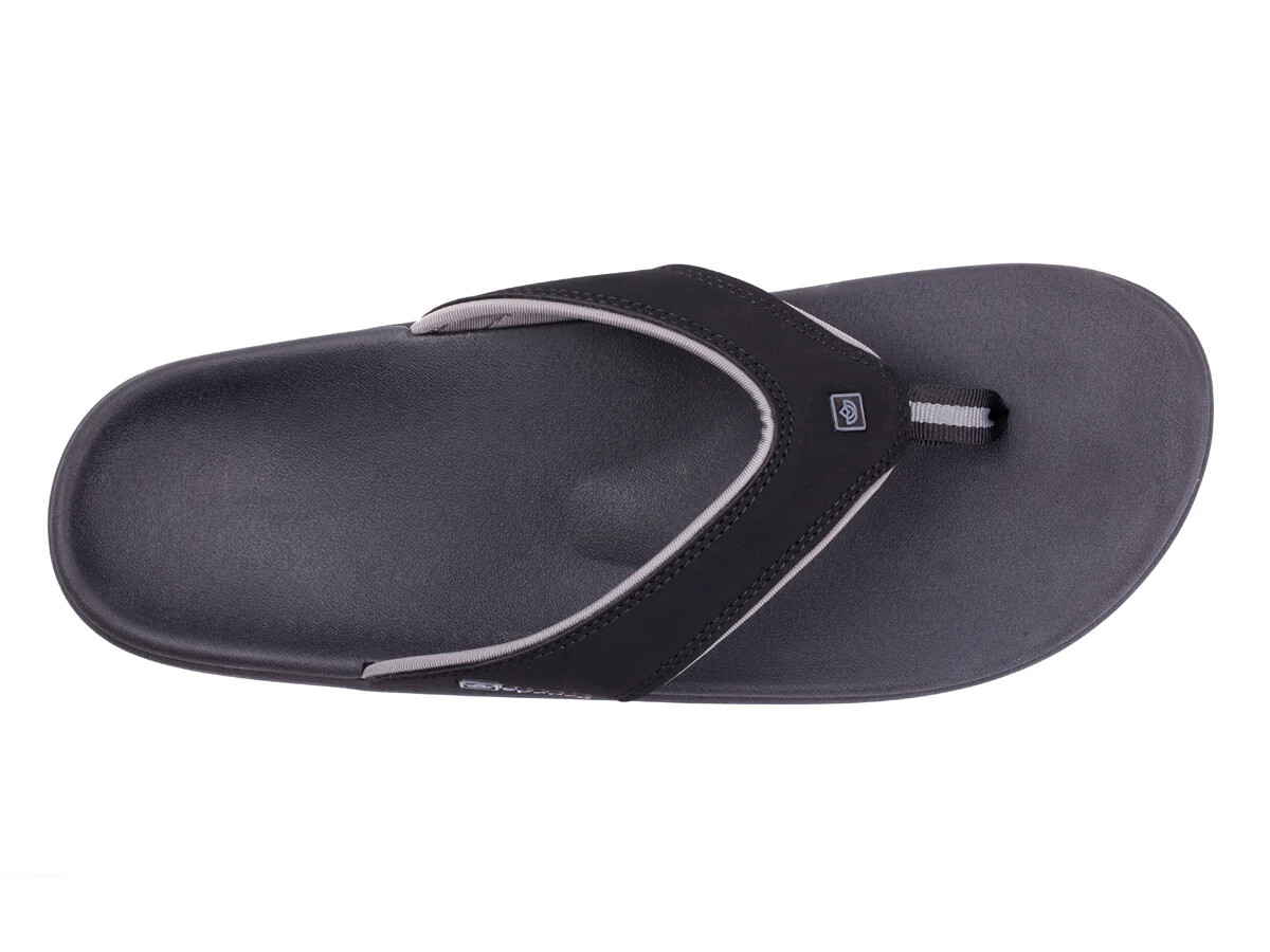 Spenco Women’s Yumi Onyx Pattern Thong Flip Flop Medium