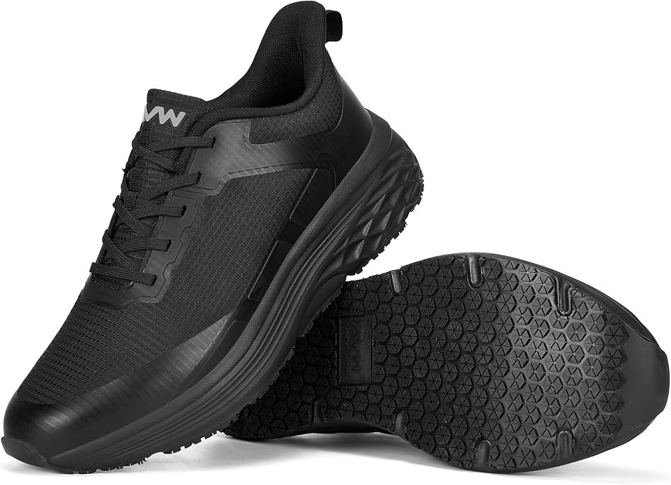 AVW Non Slip Work Shoes for MEN Breathable Mesh Lightweight Sneakers, Size 10 M
