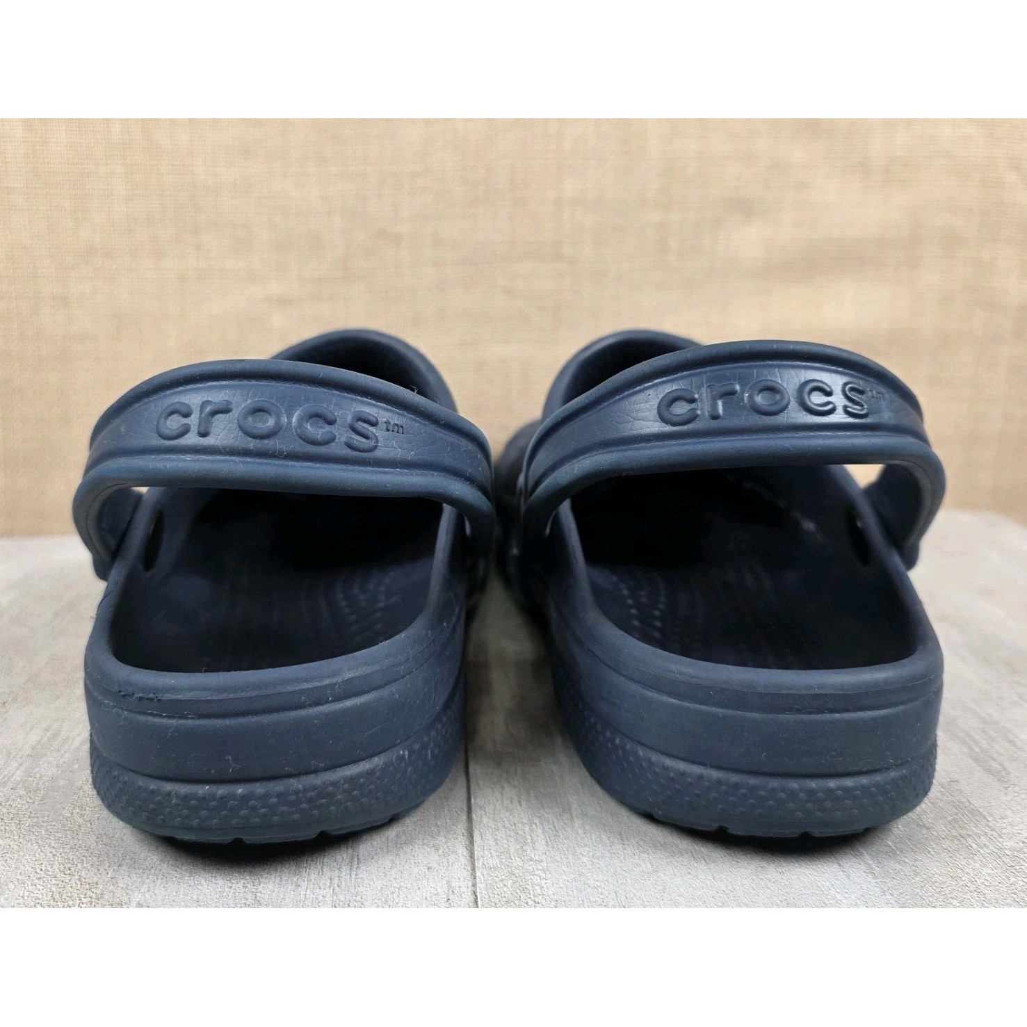 Crocs Clogs Baya Style Dark Blue Navy Slip On Comfort Shoes Men’s 6 Women’s 8