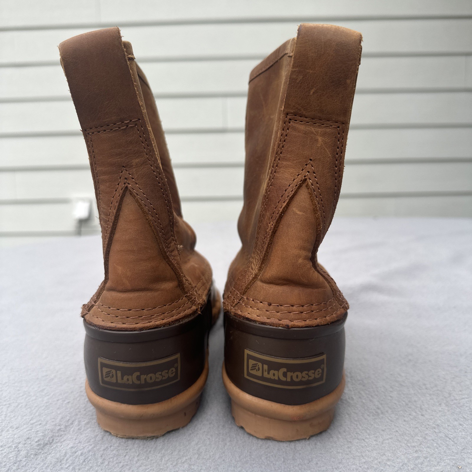 Lacrosse Trekker Duck Boots Mens 6 Womens 7.5 Steel Shank Waterproof