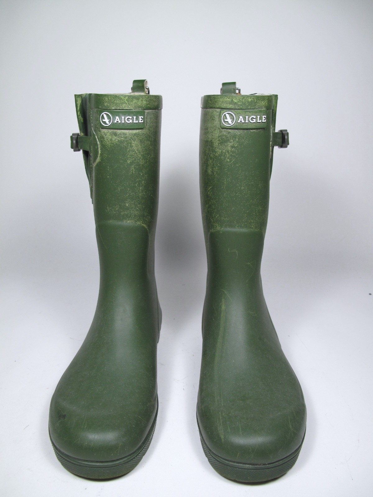 aigle ladies wellies shoes size 35 green