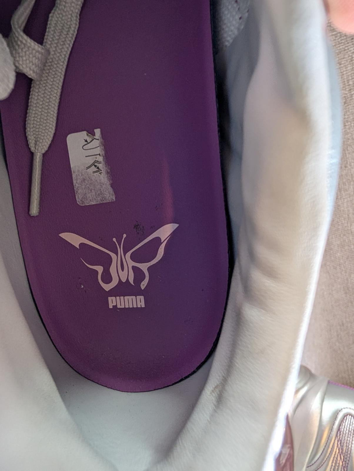PUMA Cell Dome King ML x Dua Lipa Silver Purple Women’s Sneaker Shoes Size 10
